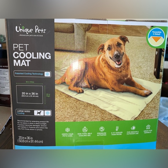 unique perz Other - NWT UNIQUE PETZ PET COOLING MAT REVERSIBLE 50.8 cm X 91.44 cm( 20 inX 36 in)